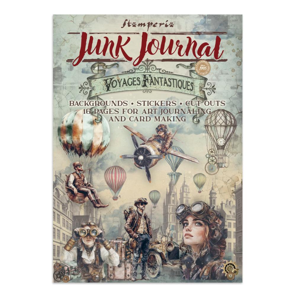 SBJK05 Stamperia Voyages Fantastiques Junk Journal
