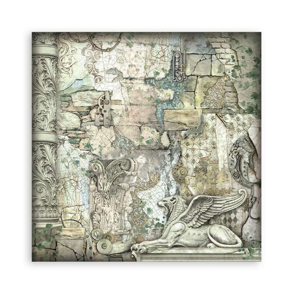 SBPLT10 Stamperia Fabric Sheets Magic Forest