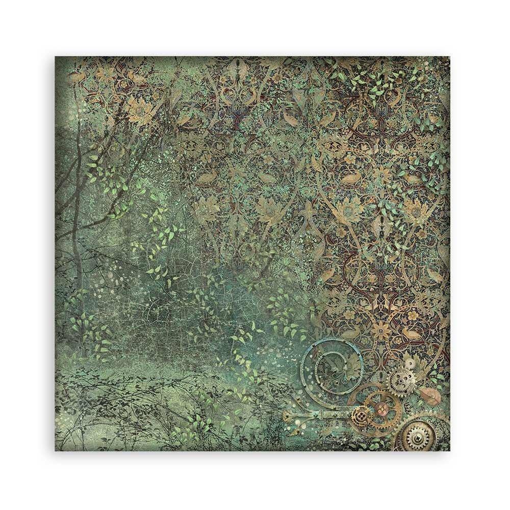 SBPLT10 Stamperia Fabric Sheets Magic Forest
