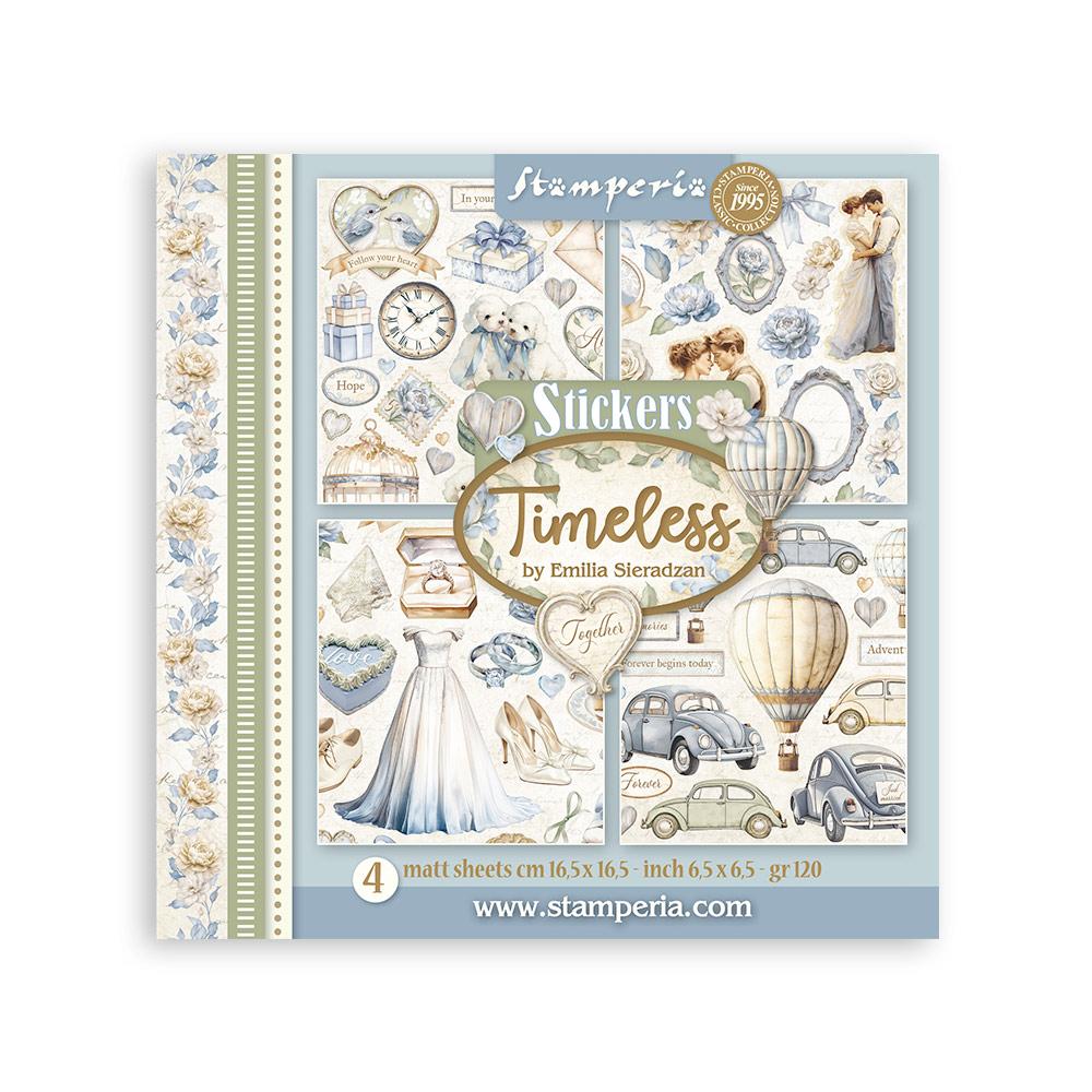 SBSTK02 Stamperia Timeless Stickers (4pcs)