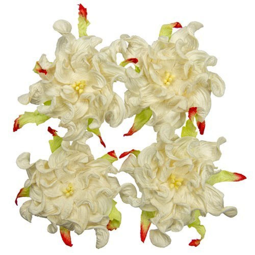 Mulberry Flowers Gardenia 7 cm White