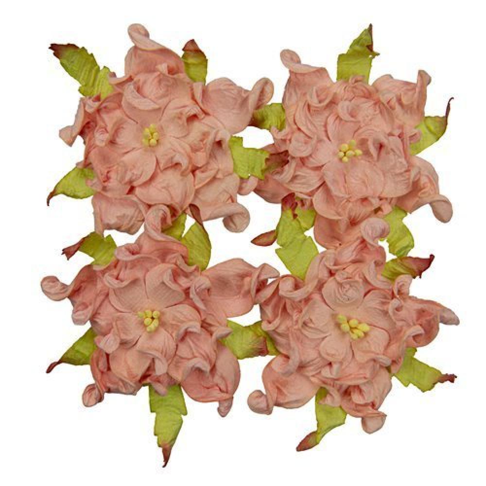 Mulberry Flowers Gardenia 7 cm Salmon