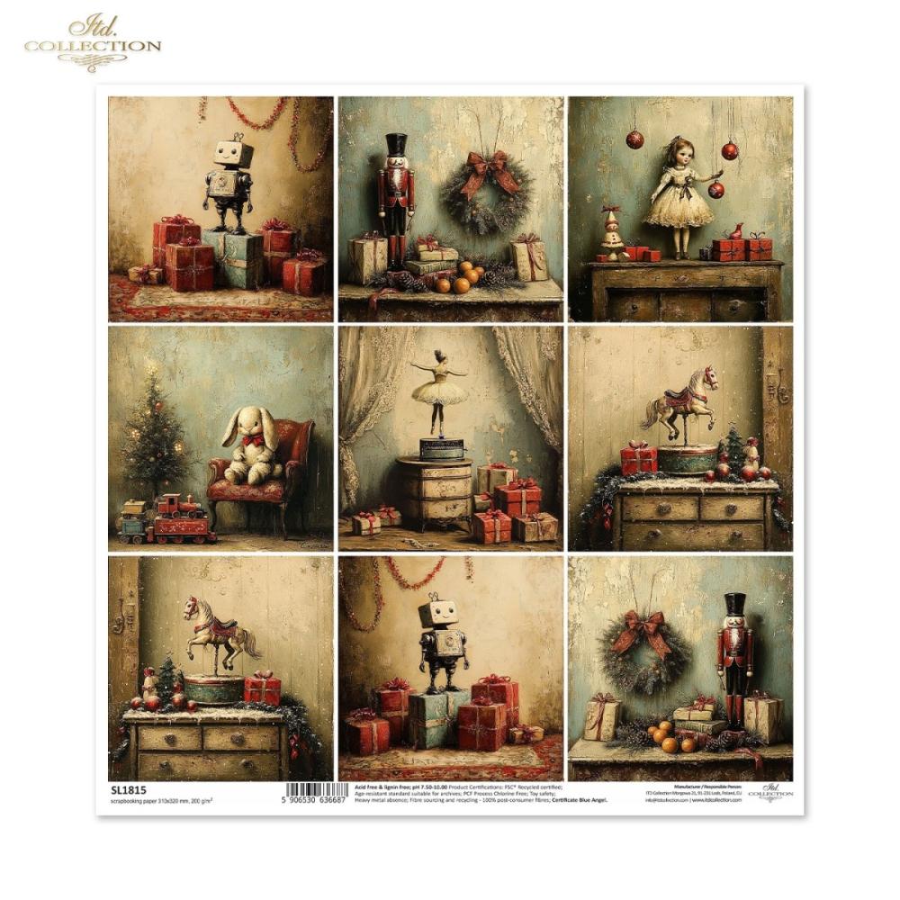 SL1815 ITD Collection Winters Tale 12x12 Paper Sheet