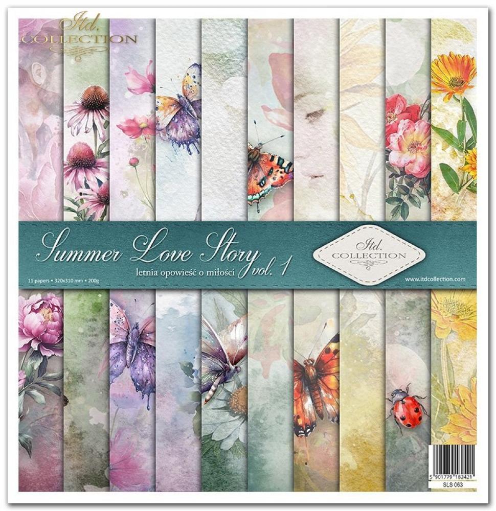 SLS063 ITD Collection Summer Love Story 12x12 Paper Pad