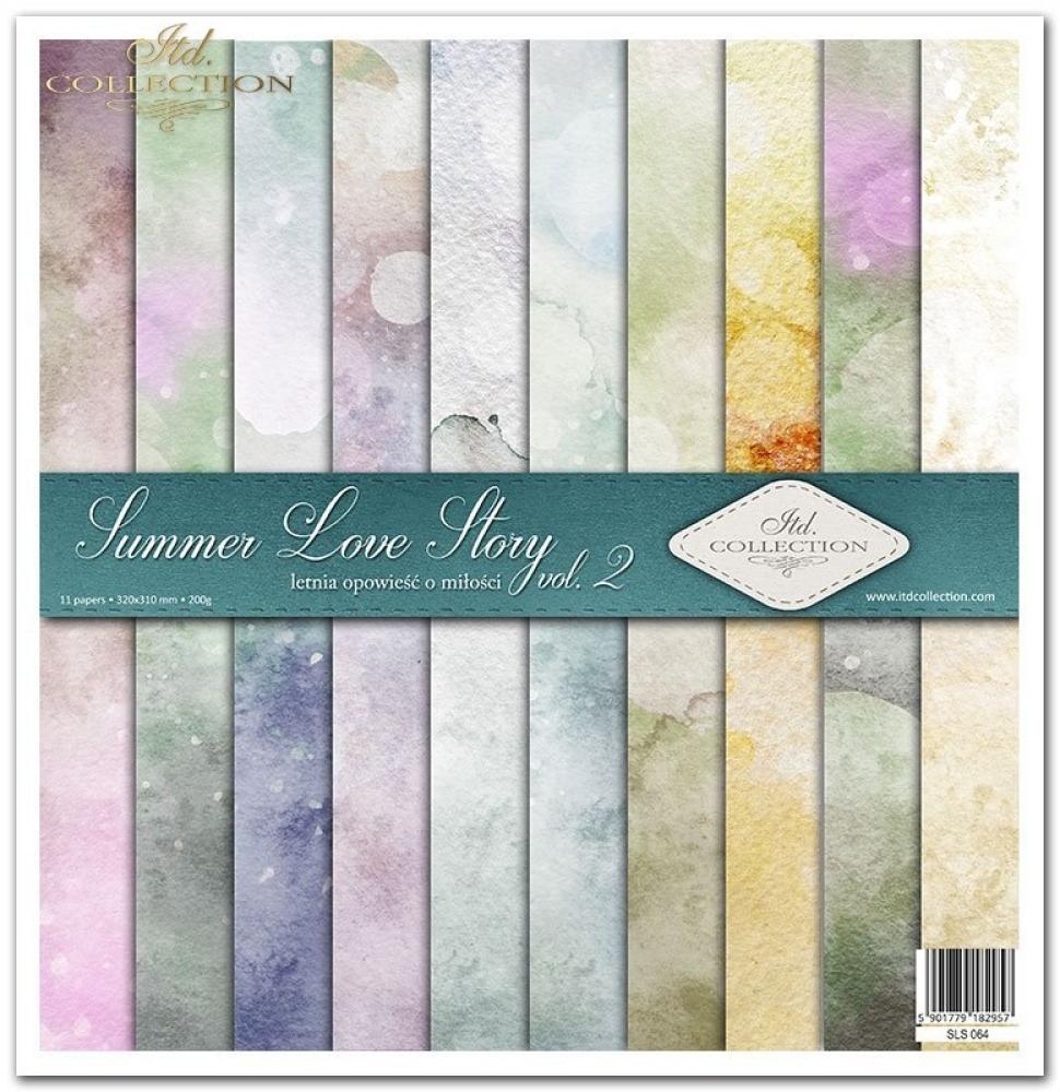 SLS064 ITD Collection Summer Love Story 12x12 Paper Pad