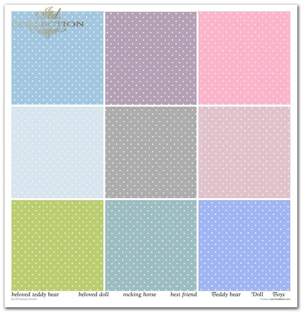 SLS074 ITD Collection Spring in Full Color 12x12 Paper Pad