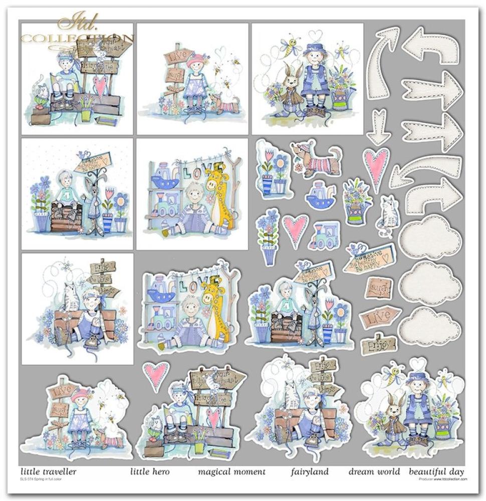 SLS074 ITD Collection Spring in Full Color 12x12 Paper Pad