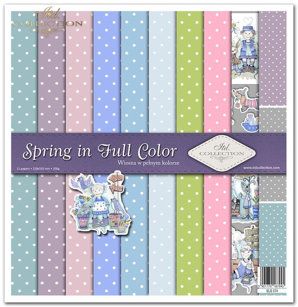 SLS074 ITD Collection Spring in Full Color 12x12 Paper Pad