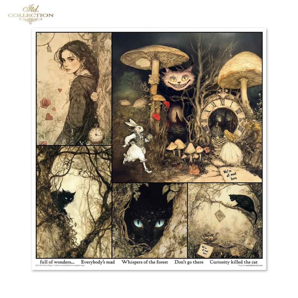 SLS091 ITD Collection Alice's Magic 12x12 Paper Pad vol I
