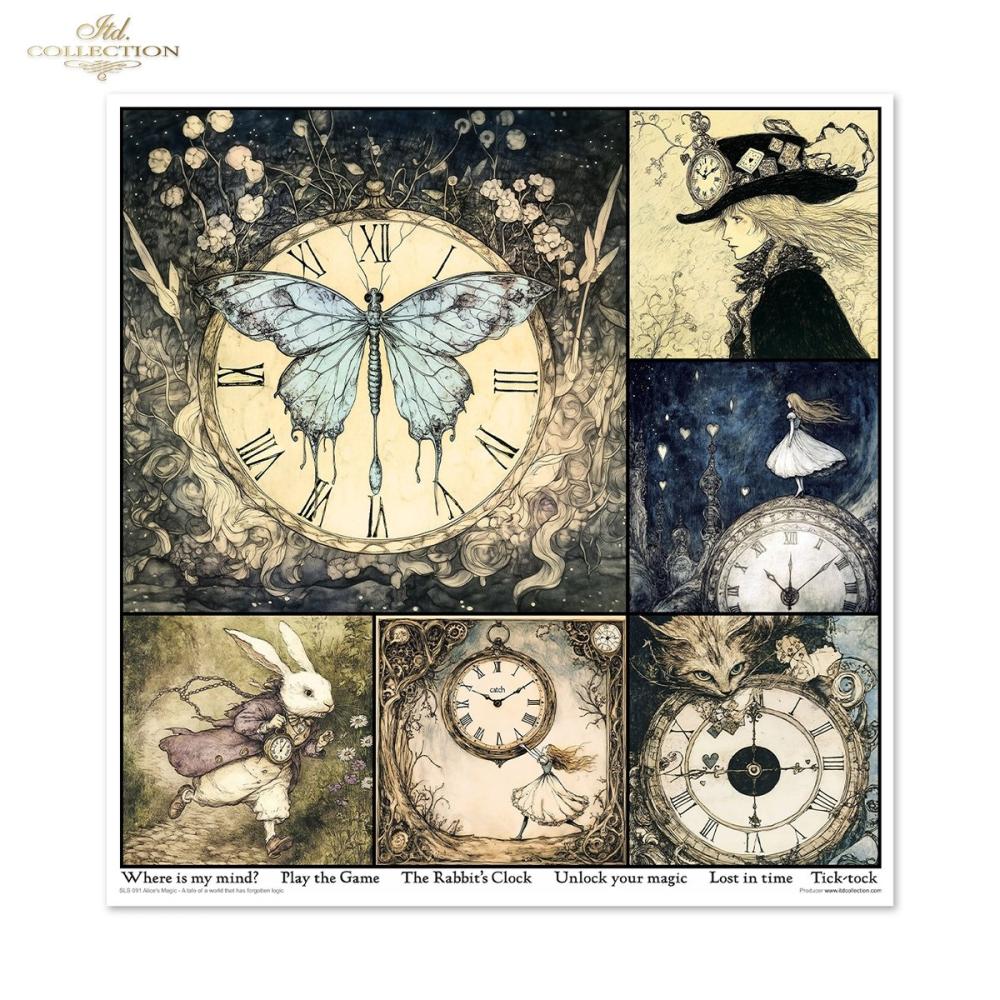 SLS091 ITD Collection Alice's Magic 12x12 Paper Pad vol I