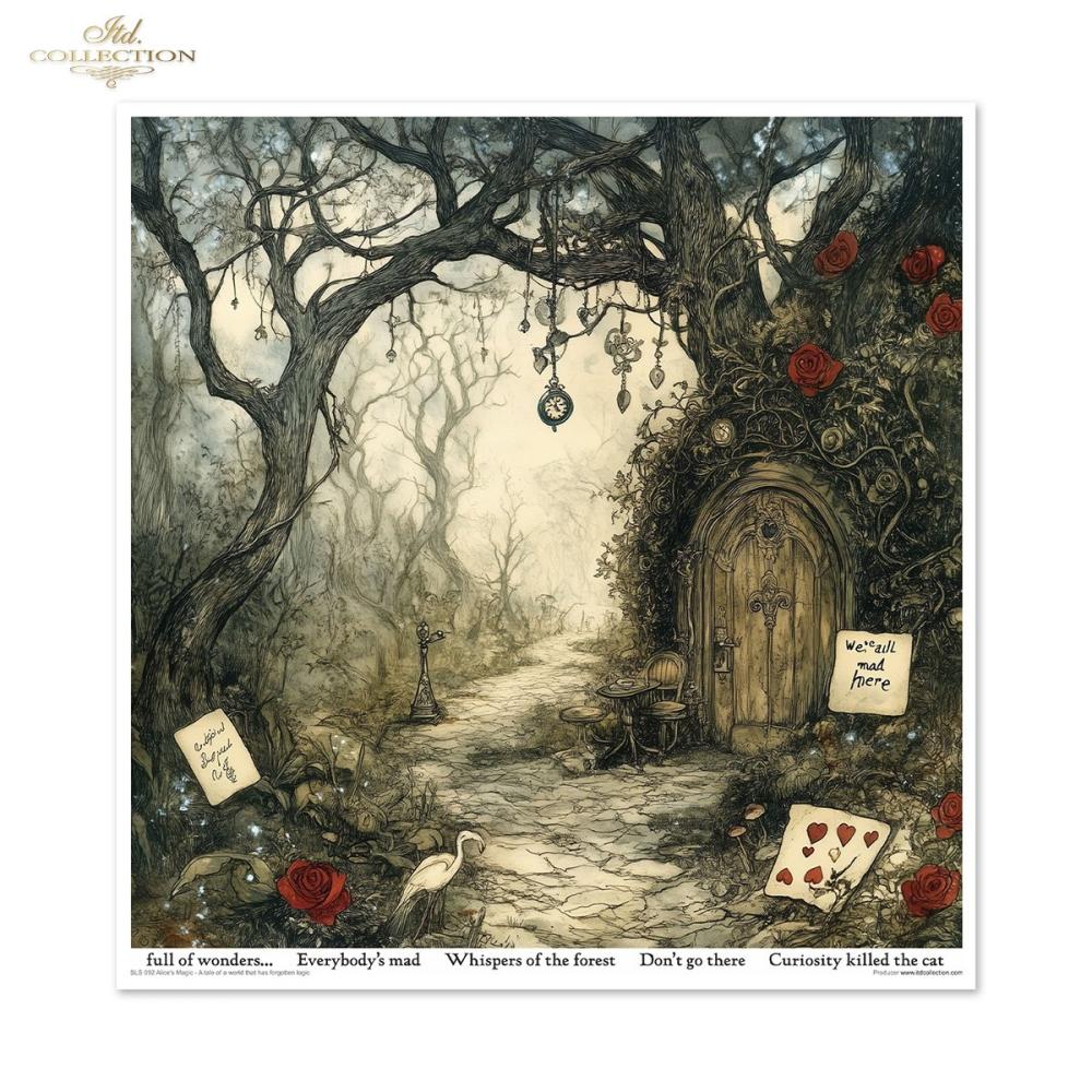 SLS092 ITD Collection Alice's Magic 12x12 Paper Pad vol II