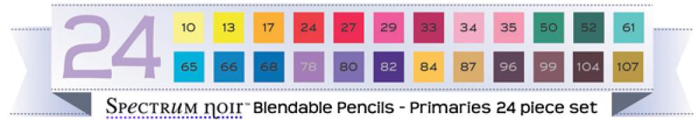 SALE Spectrum Noir Blendable Pencils - Primary Colors
