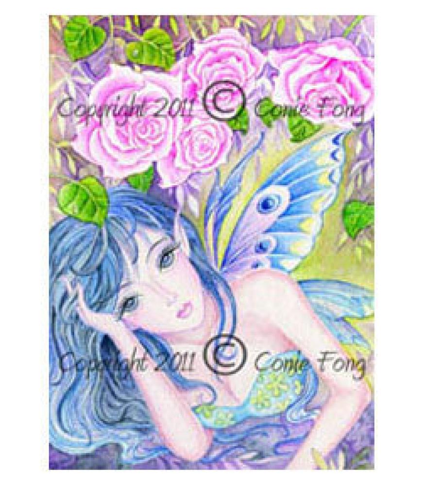 Sweet Pea Arrival of Spring Stamp