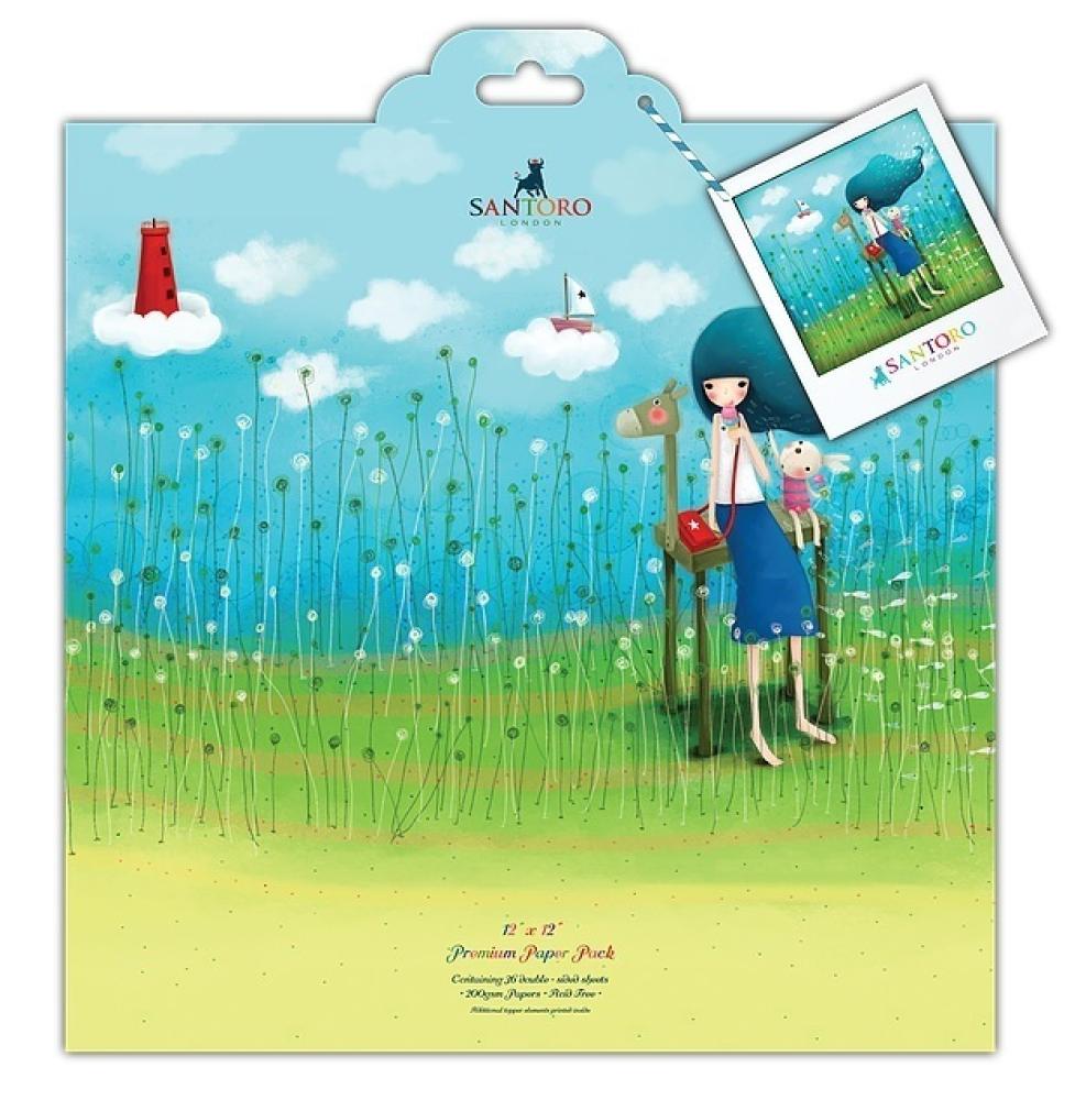 Santoro 12x12 Premium Paper Pad Kori Kumi #03