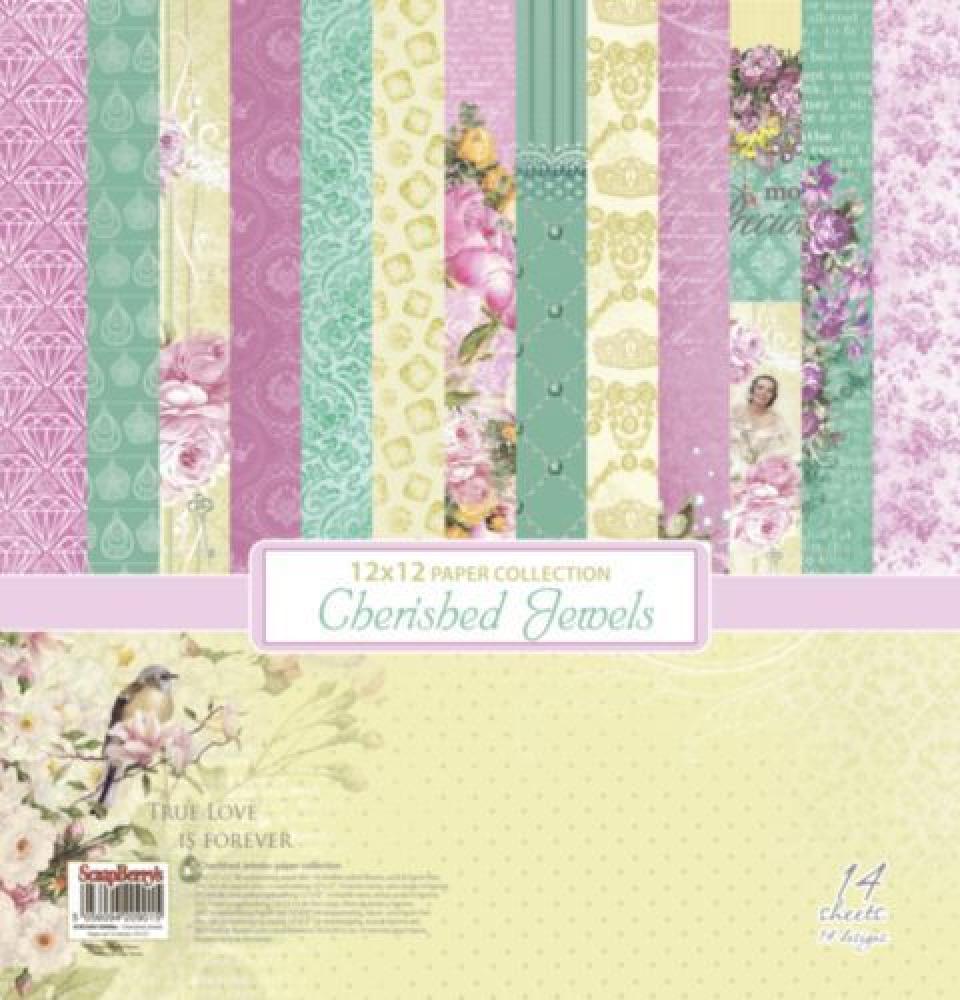 ScrapBerry´s 12x12 Paper Pad Cherished Jewels
