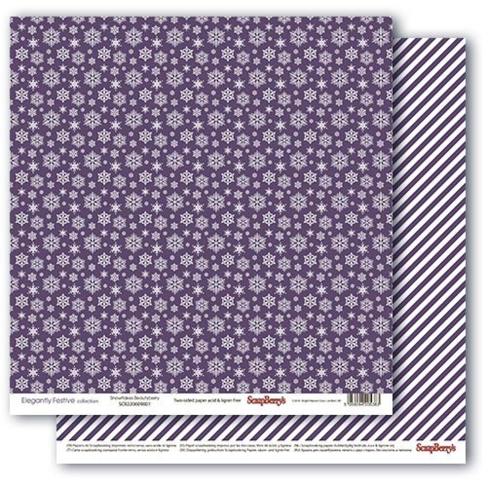 ScrapBerry´s 12x12 Scrapbooking Paper Pad Elegantly Festive
