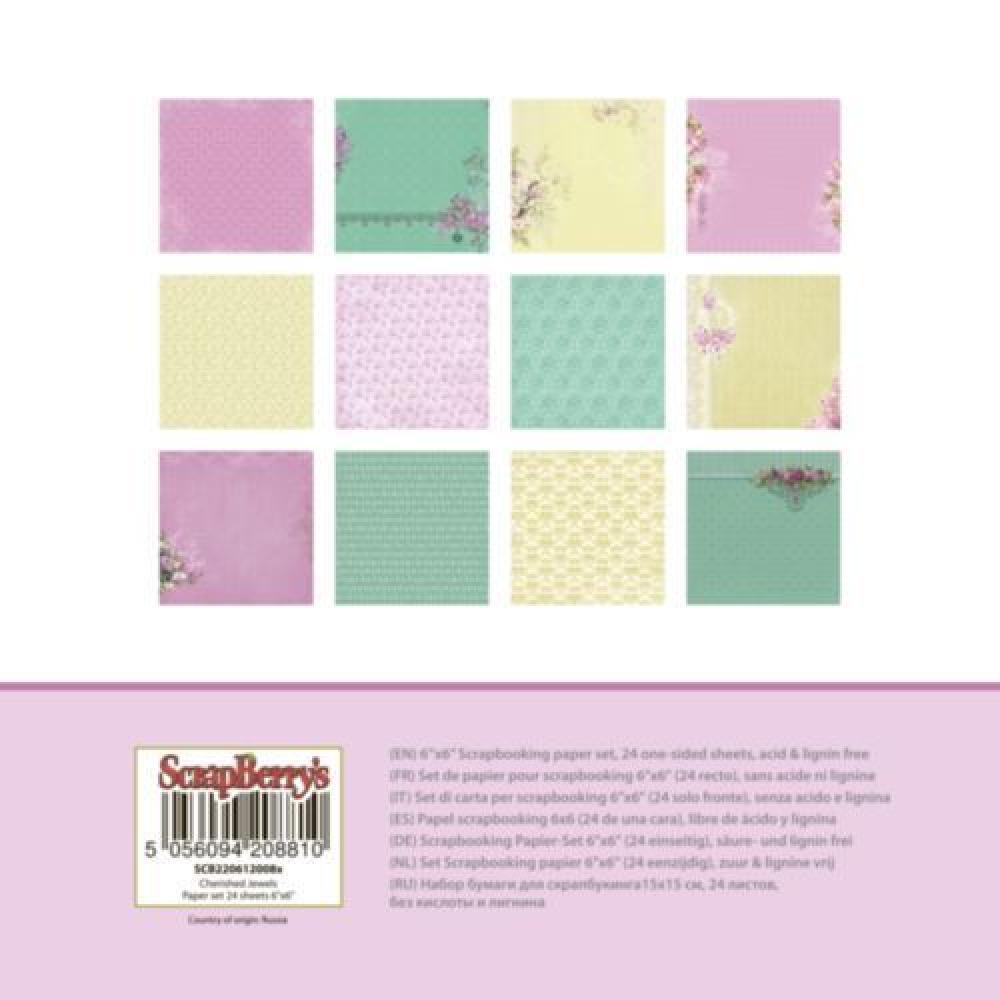 ScrapBerry´s 6x6 Paper Pad Cherished Jewels