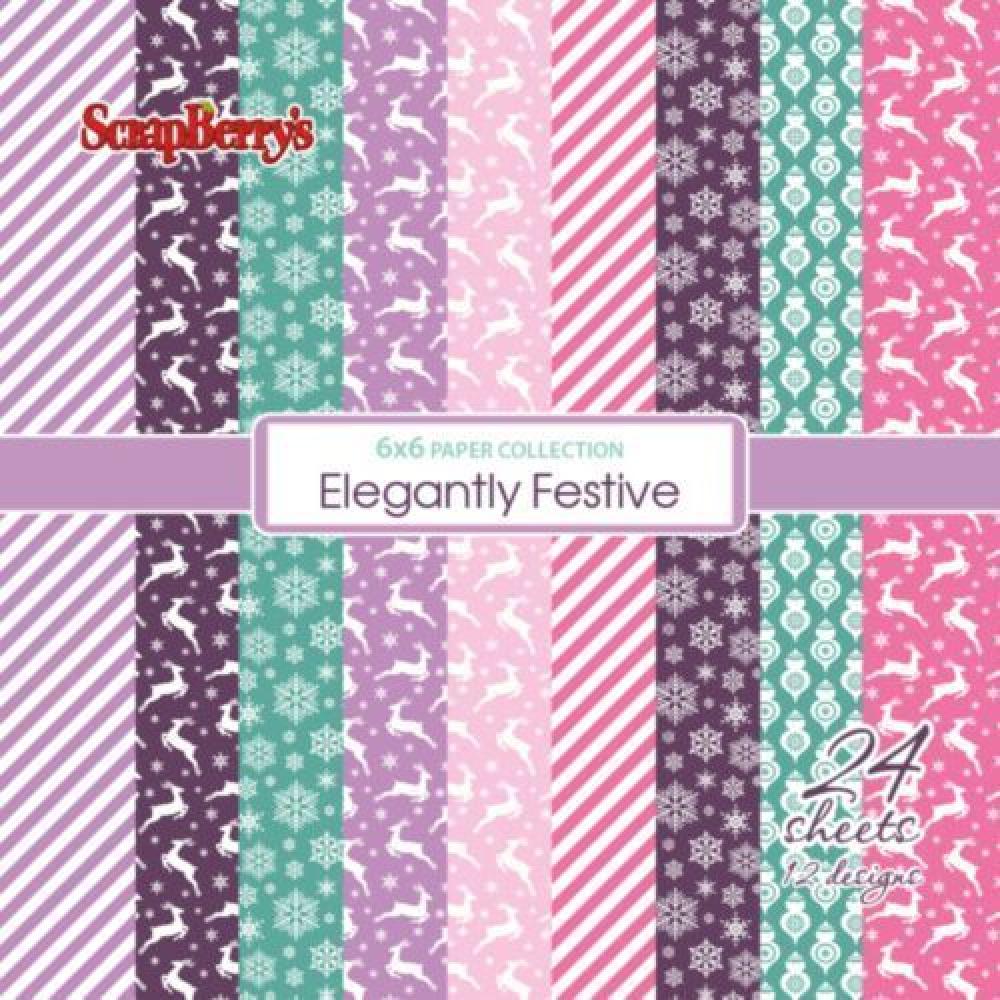 ScrapBerry´s 6x6 Paper Pad Elegantly Festive