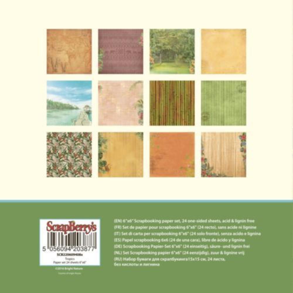 ScrapBerry´s 6x6 Paper Pad Tropics