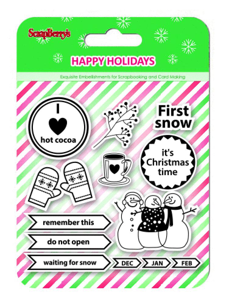 ScrapBerry´s Clear Stamp First Snow