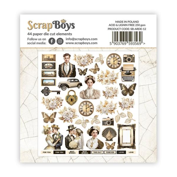 ScrapBoys Christmas Day Double Sided Die Cut Elements 