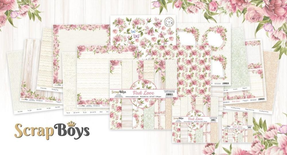 ScrapBoys 6x6 Paper Pack First Love