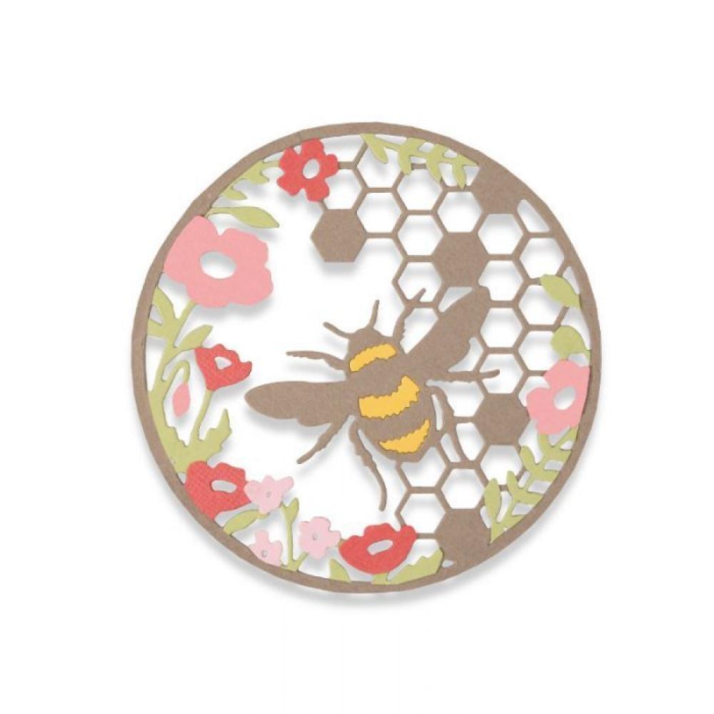 Sizzix Thinlits Dies 2Pk Honey Bee #662545