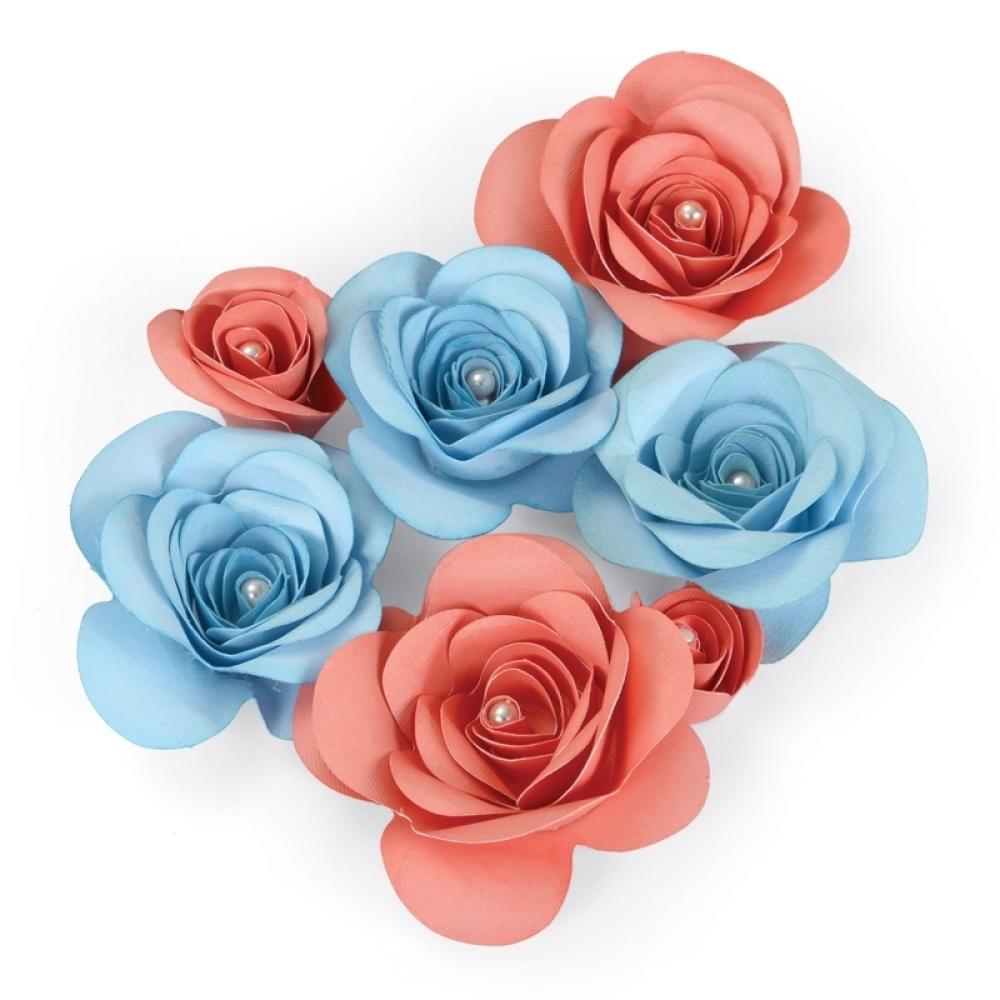 Sizzix Thinlits Plus Die Set 3PK Love Birds 3D Floral #2