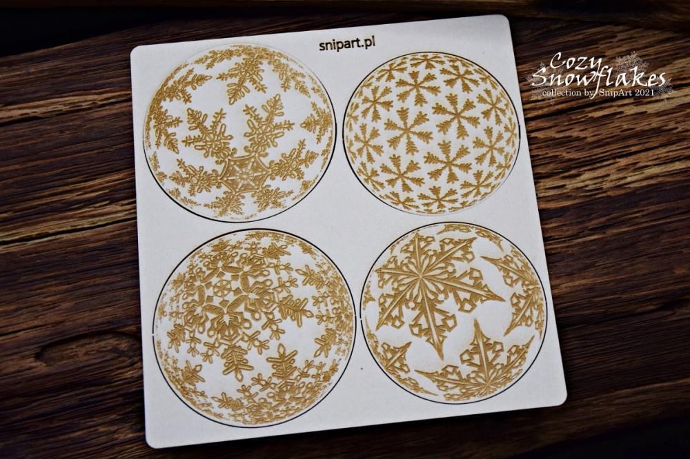 SnipArt Chipboard Engraved Bubbles Big #35045