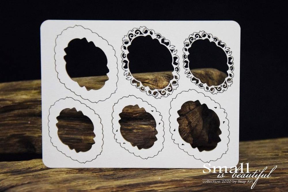 SnipArt Chipboard Small is Beautiful Mini Frames #24780