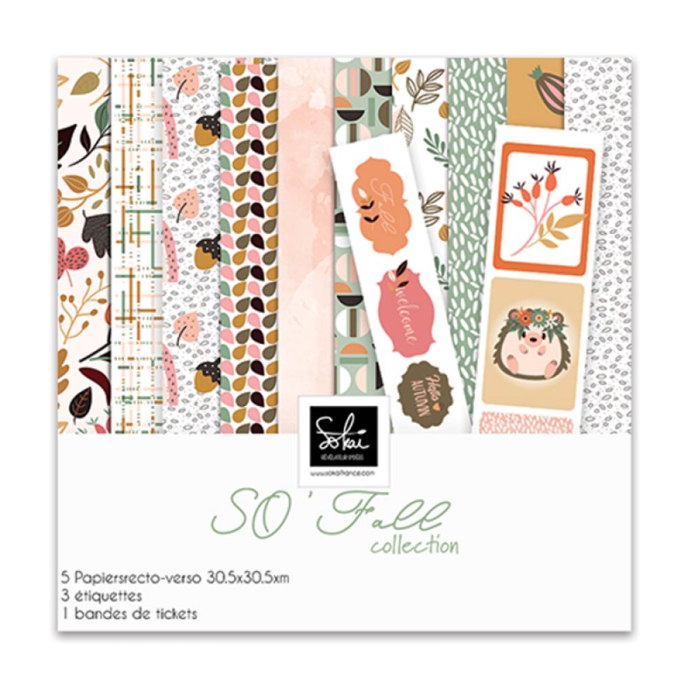 Sokai 12x12 So Fall Paper Pack