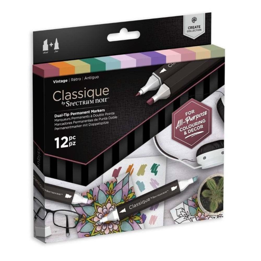 SALE Spectrum Noir Classique 12 Pen Box Set Vintage