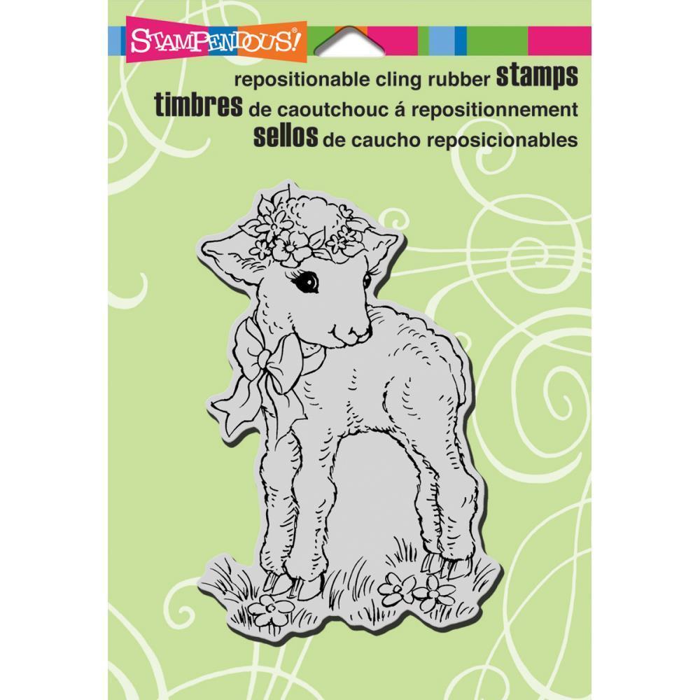 Stampendous Stempel Cling Floral Lambkin