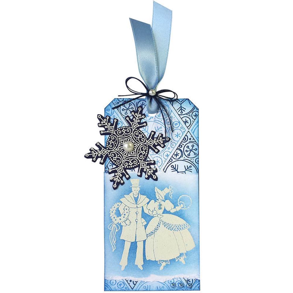 Stampendous Christmas Stempel Cling Vintage Couple