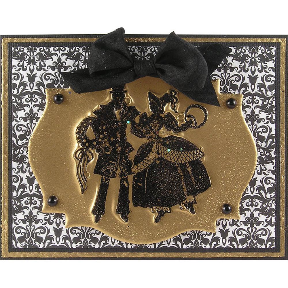 Stampendous Christmas Stempel Cling Vintage Couple