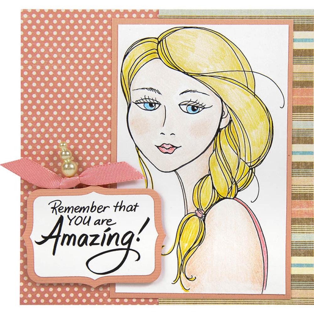 Stampendous Fran's Cling Stamp Beautiful Braid