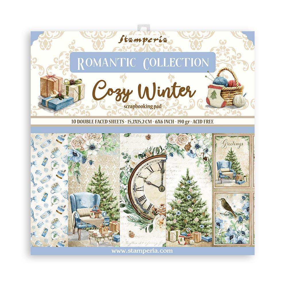 Stamperia 6x6 Paper Pad Cozy Winter #SBBXS24