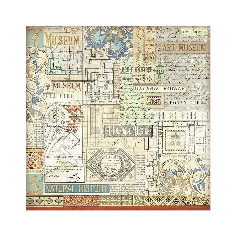 Stamperia Art of Travelling Fabric Sheets SBPLT40