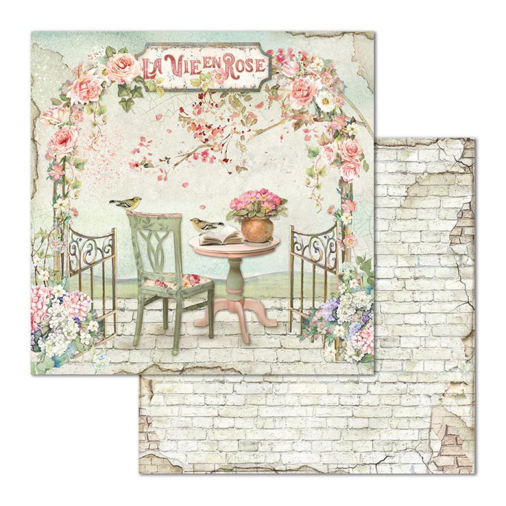 Stamperia 12x12 Paper Pad House of Roses #SBBL66