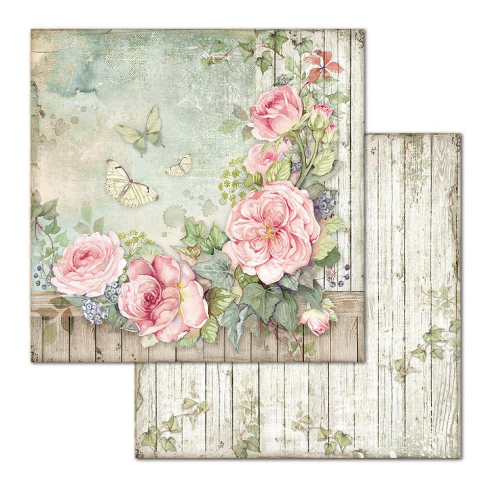 Stamperia 12x12 Paper Pad House of Roses #SBBL66