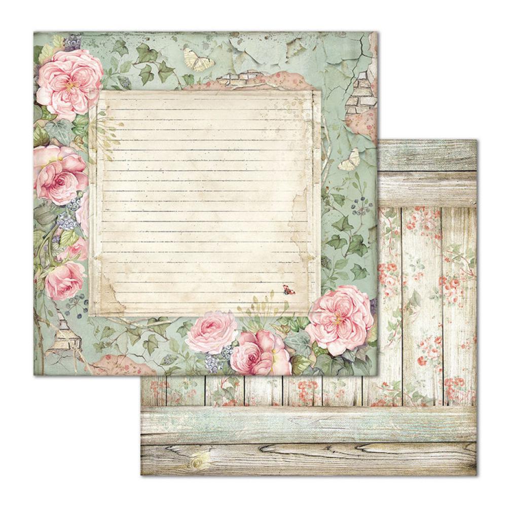 Stamperia 12x12 Paper Pad House of Roses #SBBL66
