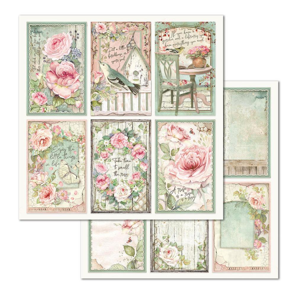Stamperia 12x12 Paper Pad House of Roses #SBBL66