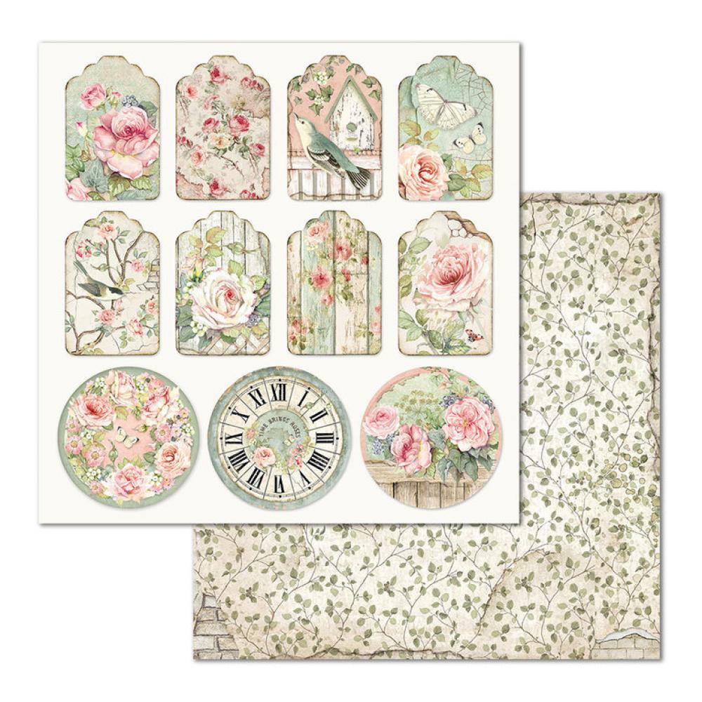 Stamperia 12x12 Paper Pad House of Roses #SBBL66