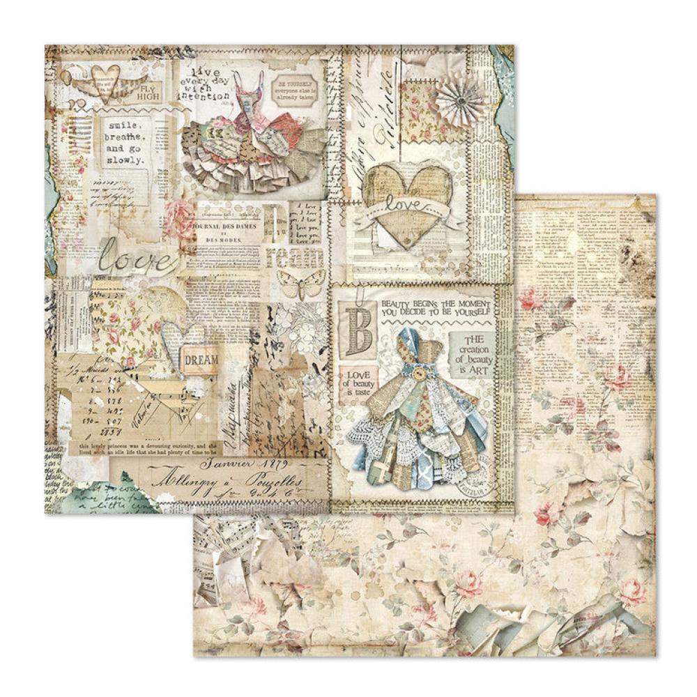 Stamperia 12x12 Paper Pad Imagine #SBBXL04