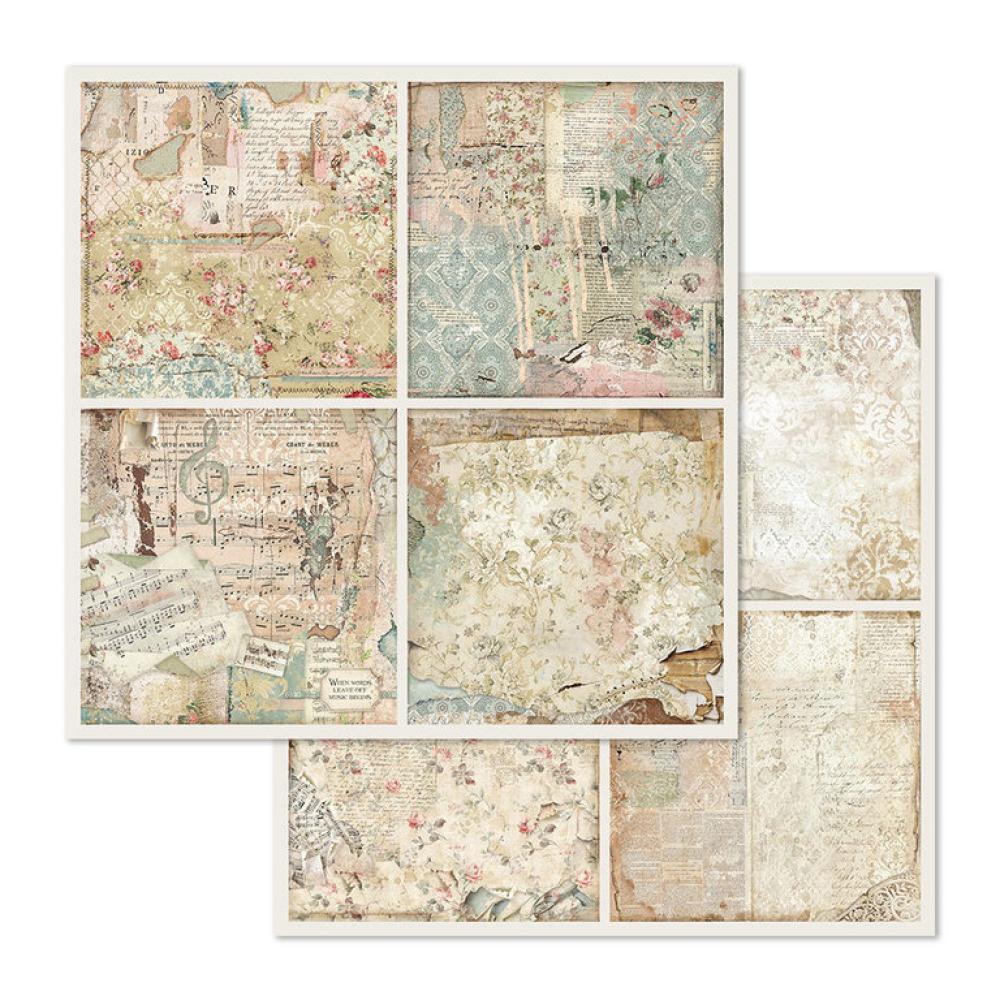 Stamperia 12x12 Paper Pad Imagine #SBBXL04