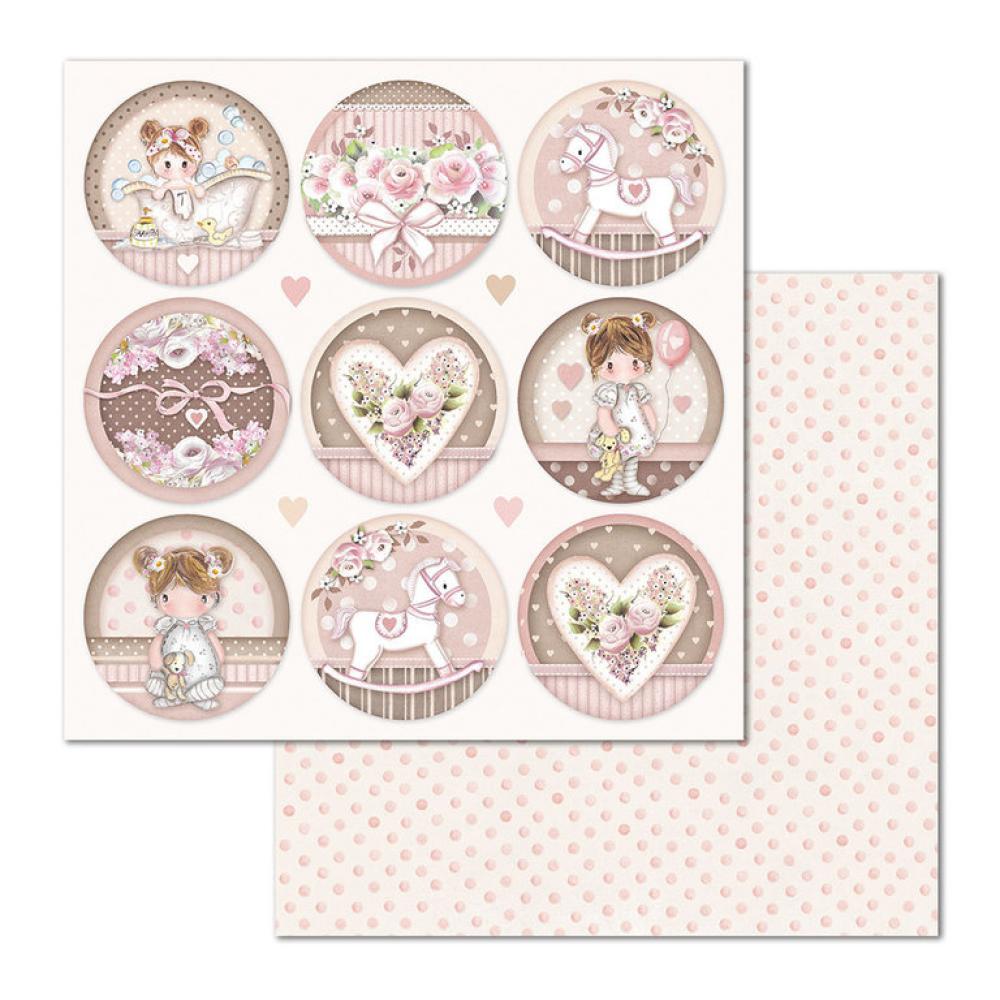 Stamperia 12x12 Paper Pad Little Girl #SBBL67