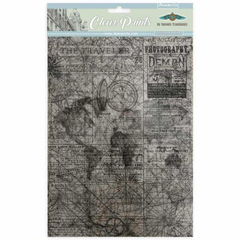 Stamperia A4 Clear Prints  SBA408
