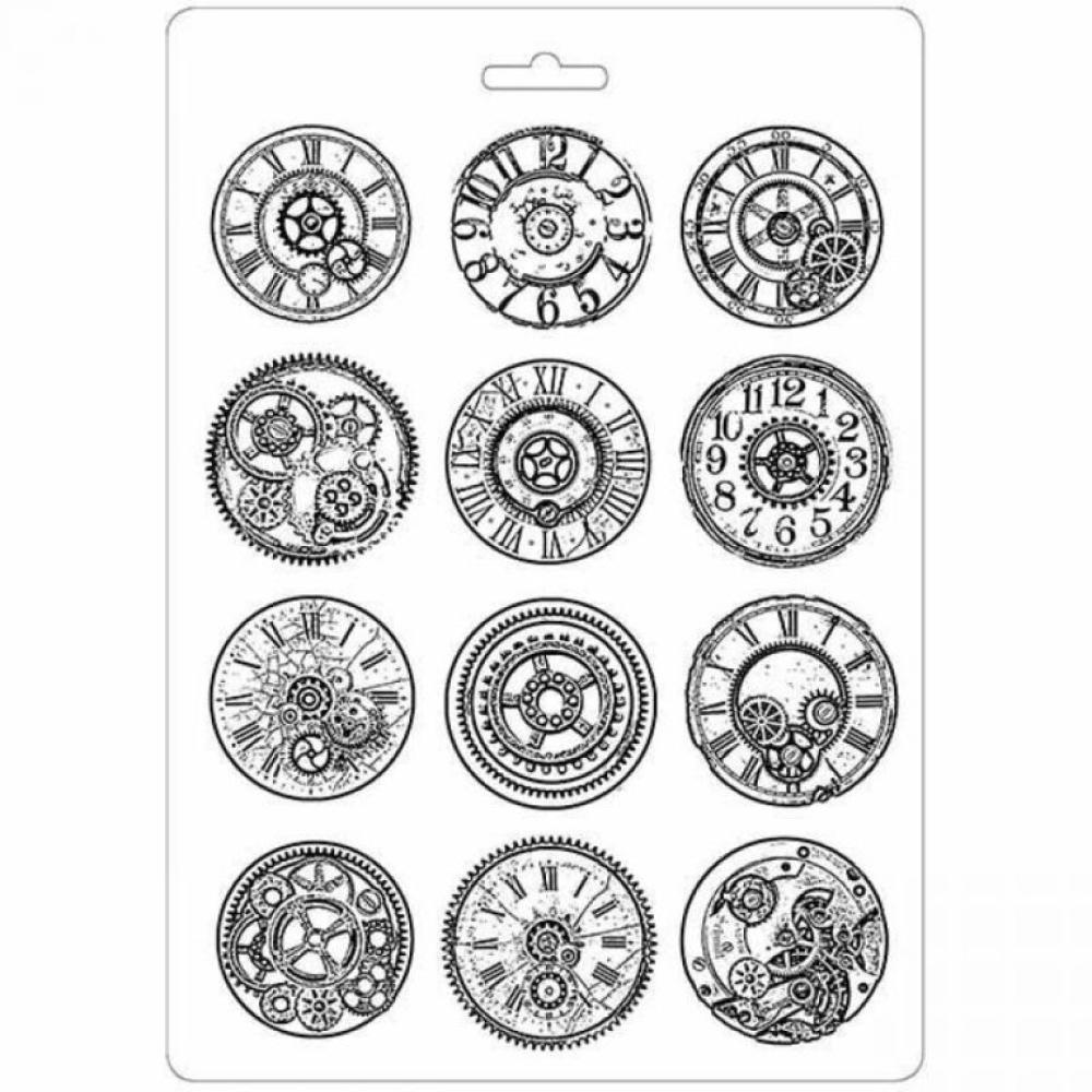 Stamperia A4 Soft Mould  Mechanisms #453