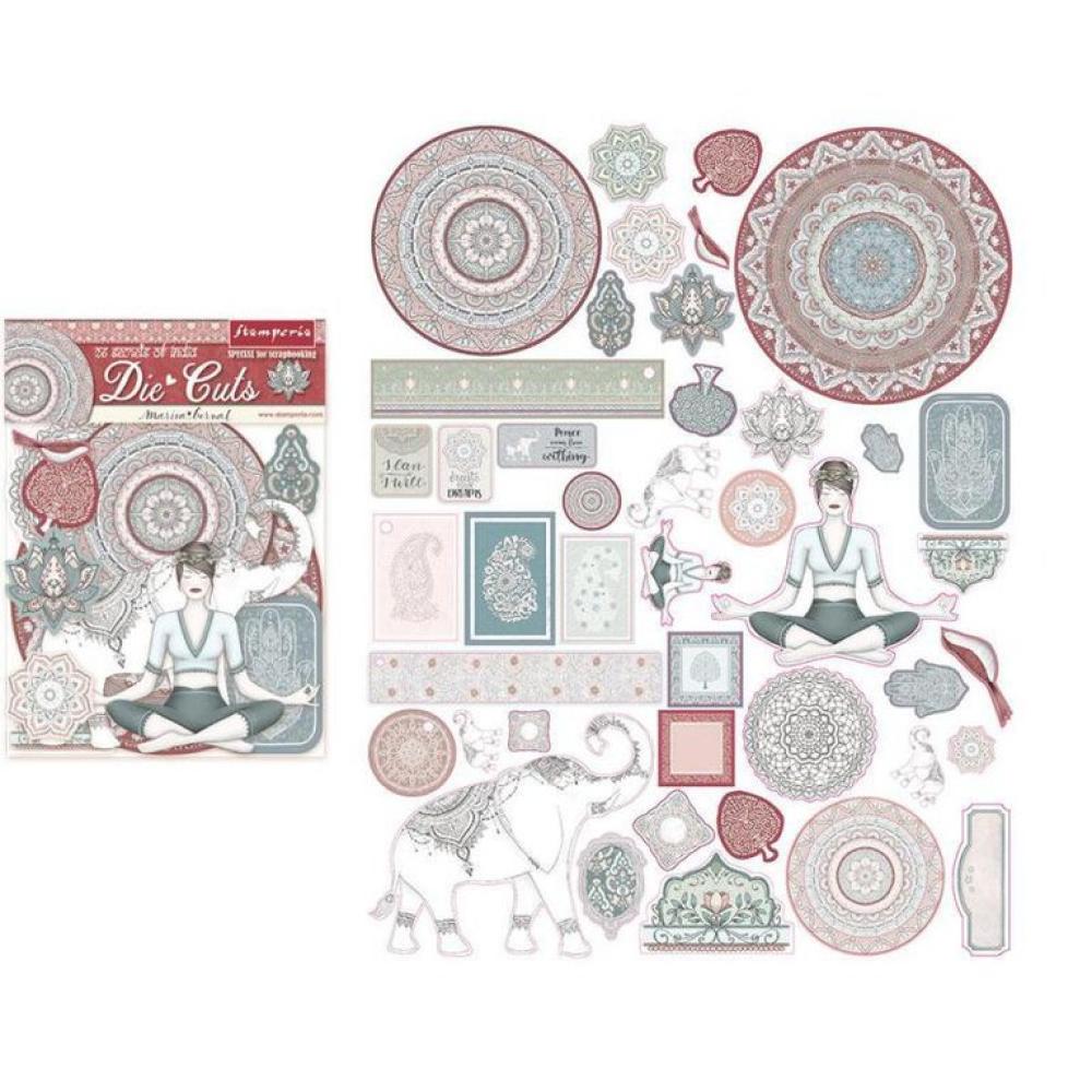 Stamperia Die Cuts Assorted 26 Secrets of India #DFLDC12