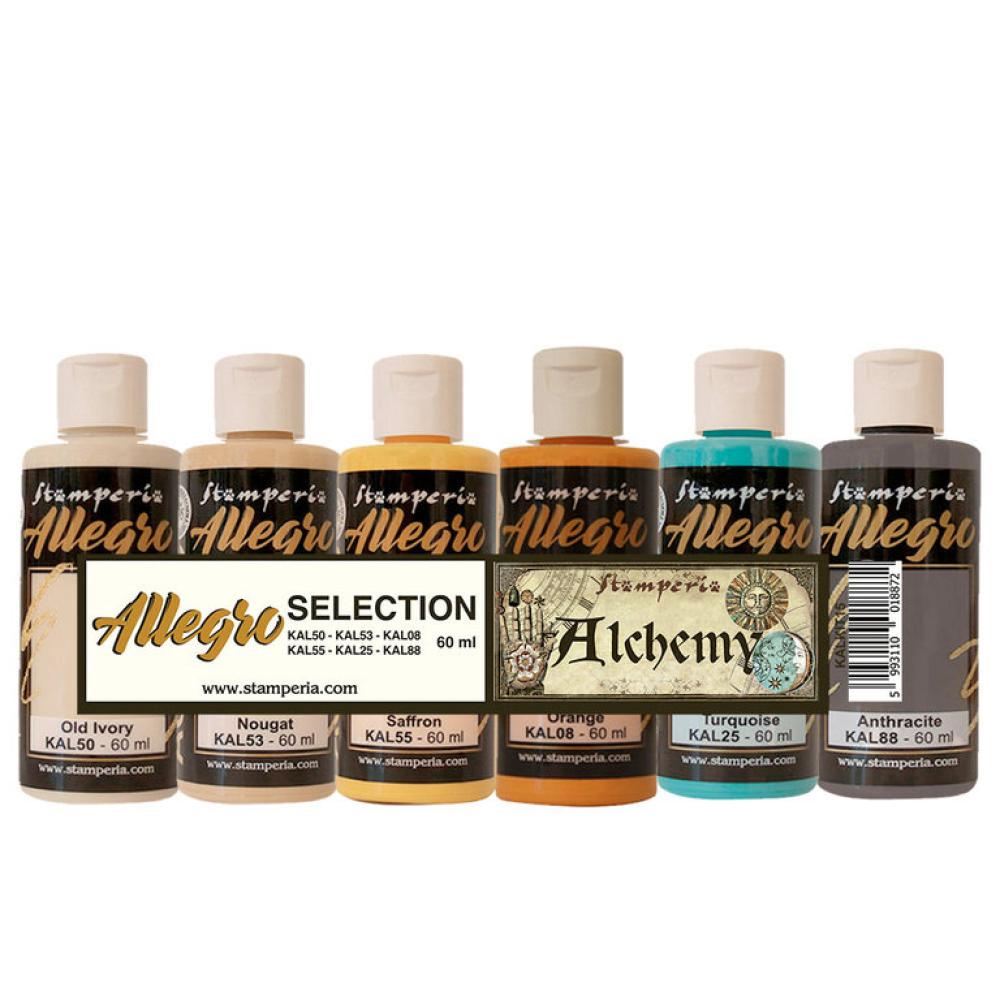 Stamperia Kit 6 Allegro Colors Alchemy KIT15